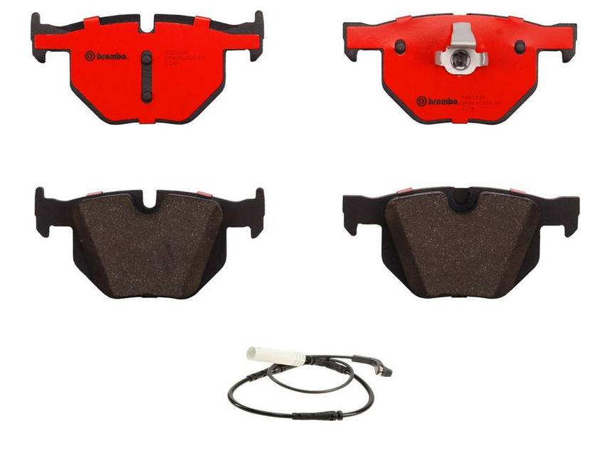 Brembo BMW Brakes Kit - Pads Rear (Ceramic) (with Sensor) 34216868497 - Brembo 2661781KIT